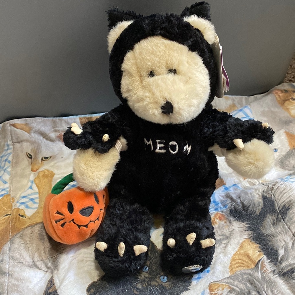 Vintage Starbucks Bearista Bear- Halloween cat-2002